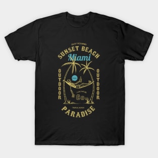 sunset beach T-Shirt